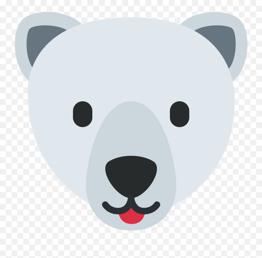 Polar Bear Emoji - Emoji Urso Polar,Bear Emoji