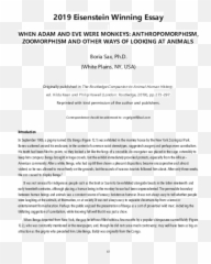 Pdf When Adam And Eve Were Monkeys Anthropomorphism - Document Emoji,Emotion Pets Playful Monkeys