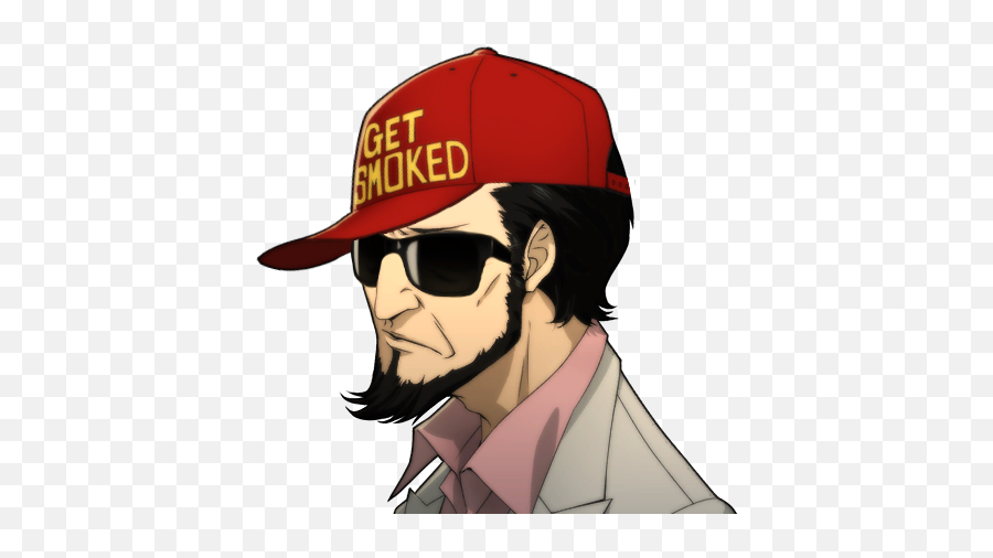 Post Your Favorite Get Smoked Meme - Persona 5 Sojiro Sakura Hat Emoji,Persona 5 Bring Out Emotions