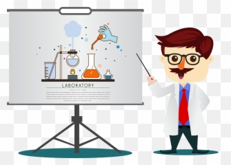 Download Chemistry Cartoon Teacher Free Download Image - Maestro De Quimica Dibujo Emoji,Teacher Funny Emoticon