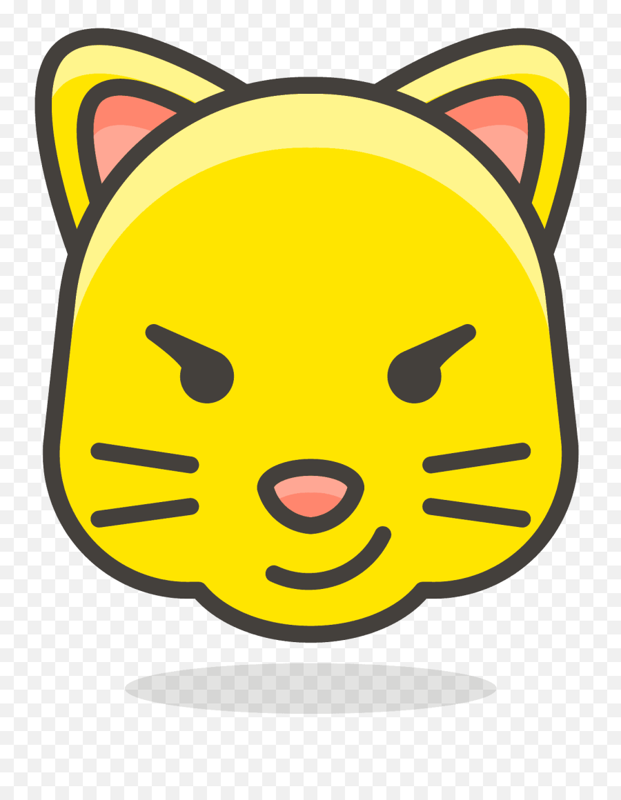 Draw Heart Eye Emoji Transparent Png - Draw A Sad Cat Face,Heart Eye Emoji