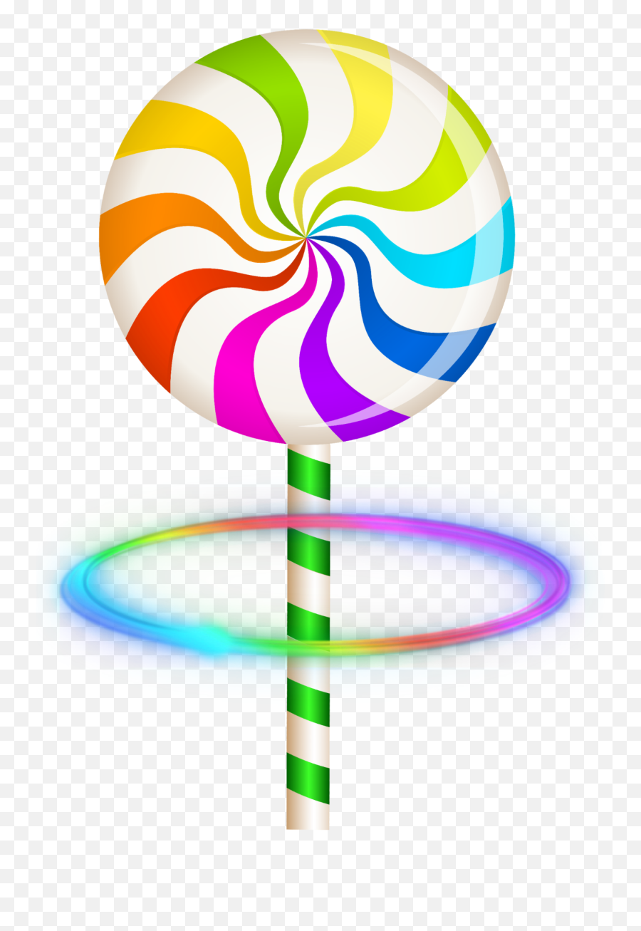 Mq Lollipop Candy Rainbow Rainbows - Lovely Emoji,Rainbow And Candy Emoji
