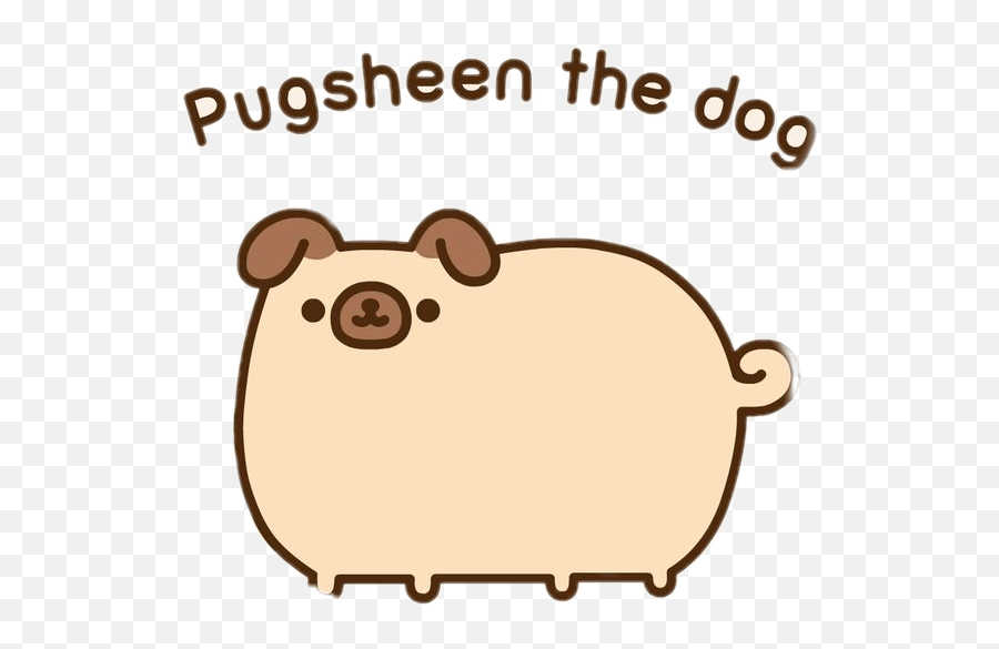 Pug Pusheen Pugsheen Dog Cute Sticker By Vxctoryvxbes - Dog That Looks Like Pusheen Emoji,Pusheen Emoji
