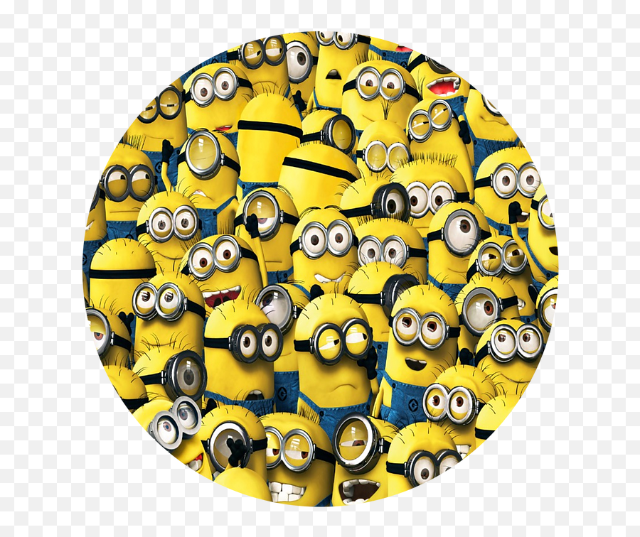 Fabric Posters - Minions Design For The Rooms Emoji,Moon Cake Emoticon