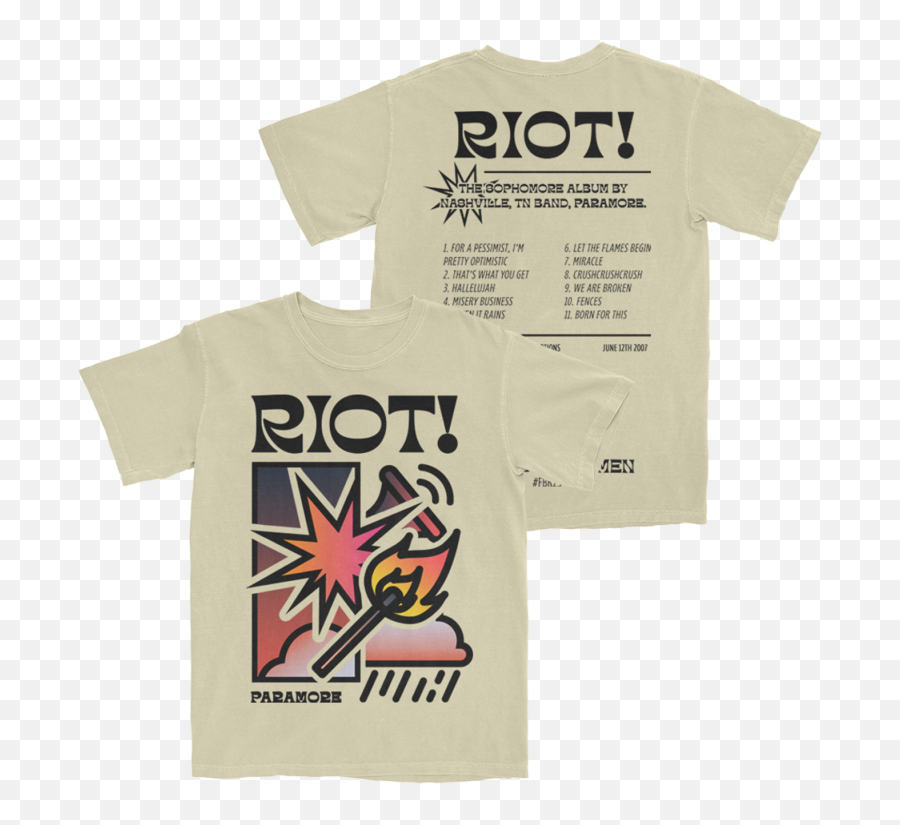 A Celebration Of Riot T - Shirt Band T Shirts Paramore Emoji,Work Emotions 300zx Offset