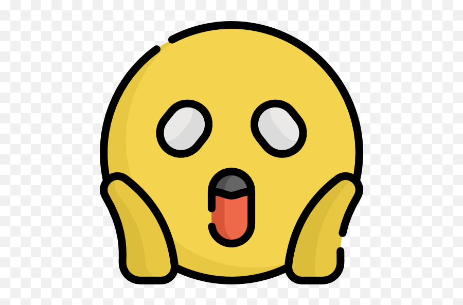 Emoji - Happy,Screaming Joy Emoticon
