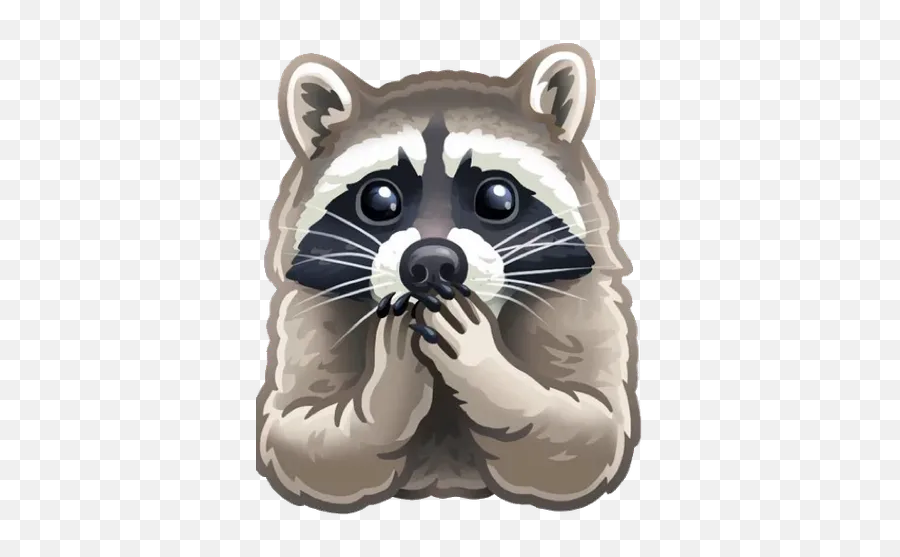 See Sadfoxy Profile On Picsart - Just Zoo It Telegram Stickers Emoji,Raccoon Emoticon