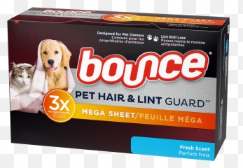 Pet Hair And Lint Guard Mega Dryer Sheets With Fresh Scent Emoji,Bouncing Dog Emoticon