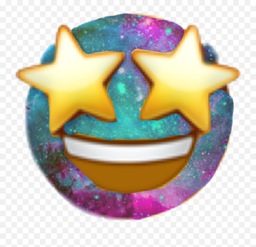 Nemoji Galaxyemoji Galaxy Emoji Sticker - Happy,Star Eyes Emoji