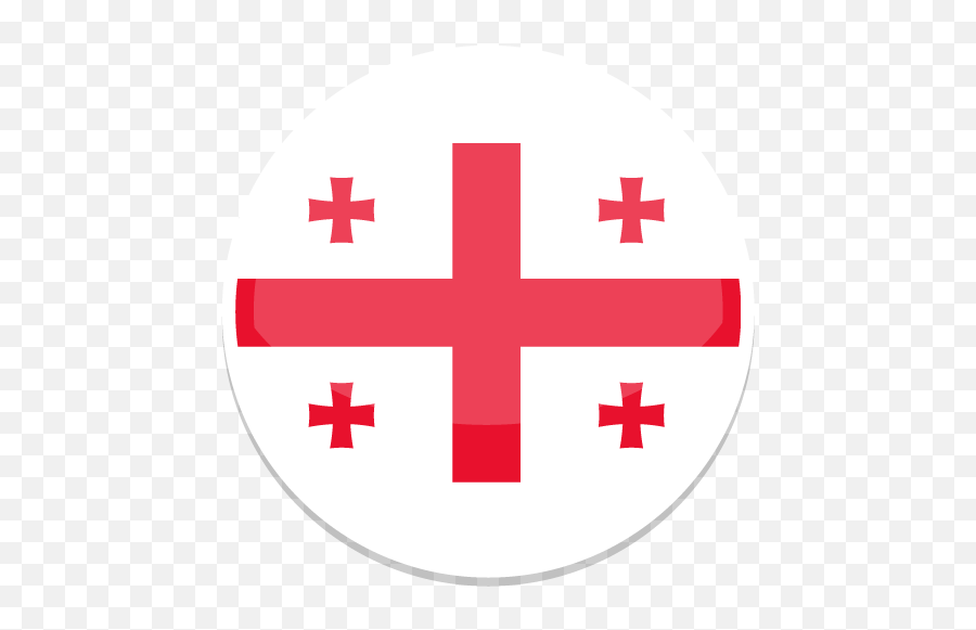2020 - Georgia Flag Round Png Emoji,World Flags Emoji