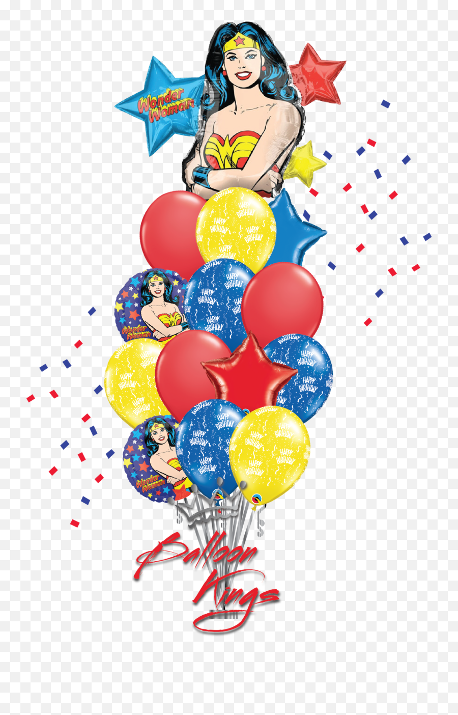 Hb Wonder Woman Bouquet Emoji,Inflated Emoji Balloon