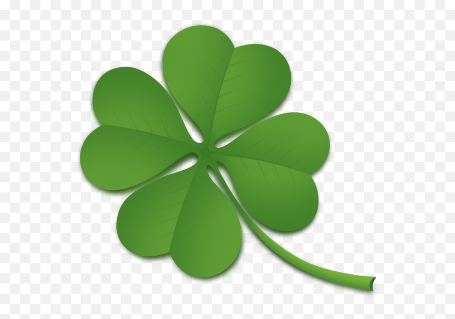 Clover Shamrock Four Leaf Clover Leaf For St Patricks Day Emoji,Emoji Four