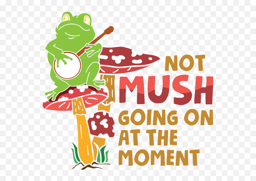 Cottagecore Frog Banjo Aesthetic Mushroom Nature Lovers Emoji,Mushroom Emoji On Instagram