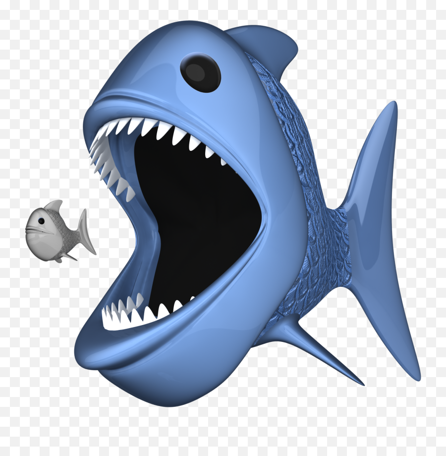 Download Do You Want To Be A Small Fish Or A Big Fish - Big Fish Eating Little Fish Emoji,Fish Emoji