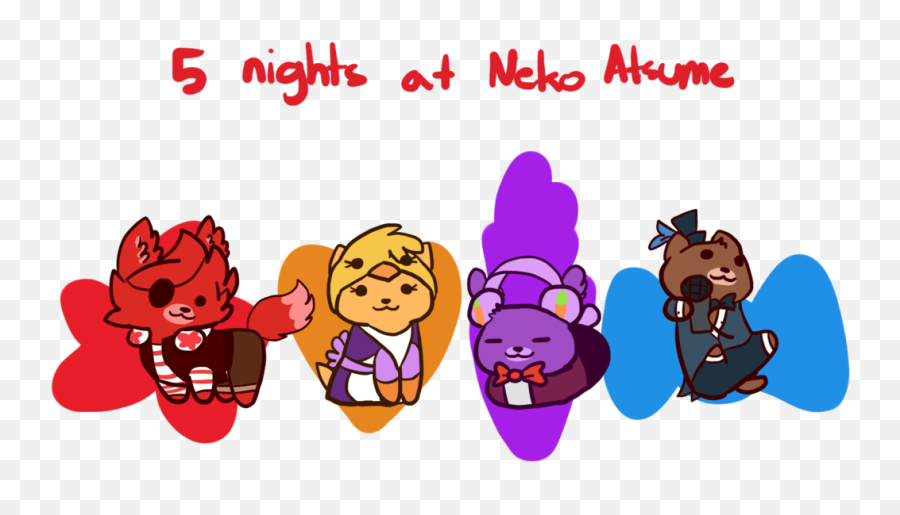 Neko Atsume Crossover 5 Nights At - Neko Atsume Fbaf Emoji,Neko Atsume Emoji