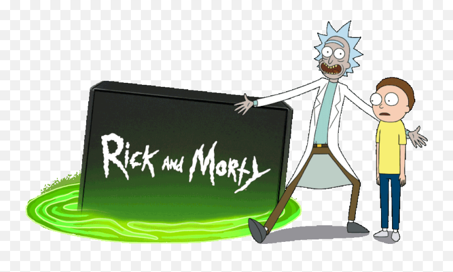 Cartoon Man Transparent Person Back Emoji,Rick And Morty Emojis