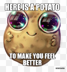 Meg Laflan Meg612515 - A Potato Meme Emoji,Feel Better Soon Emoticon