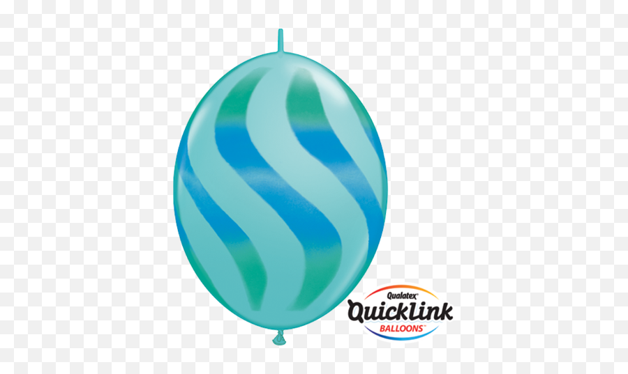 50 X 12 Green - Blue U0026 Caribbean Blue Wavy Stripes Quick Link Quick Link Balloons Emoji,Hi Emoji Level 12