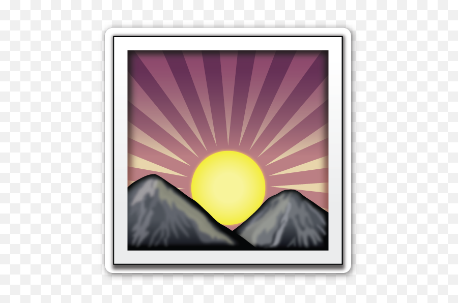 Sunrise Over Mountains - Guess The Historical Event Emoji,Sunrise Emoji