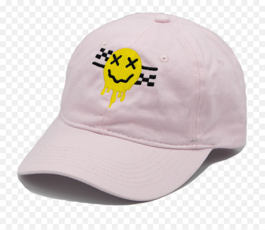 Drip Smile Dad Hat U2013 The Artist Collective - For Baseball Emoji,Emoticon With A Baseball Cap