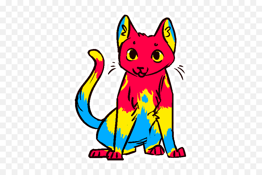 Irondragon - Pride Flags But Cats Emoji,Starry Eyed Cat Emoji