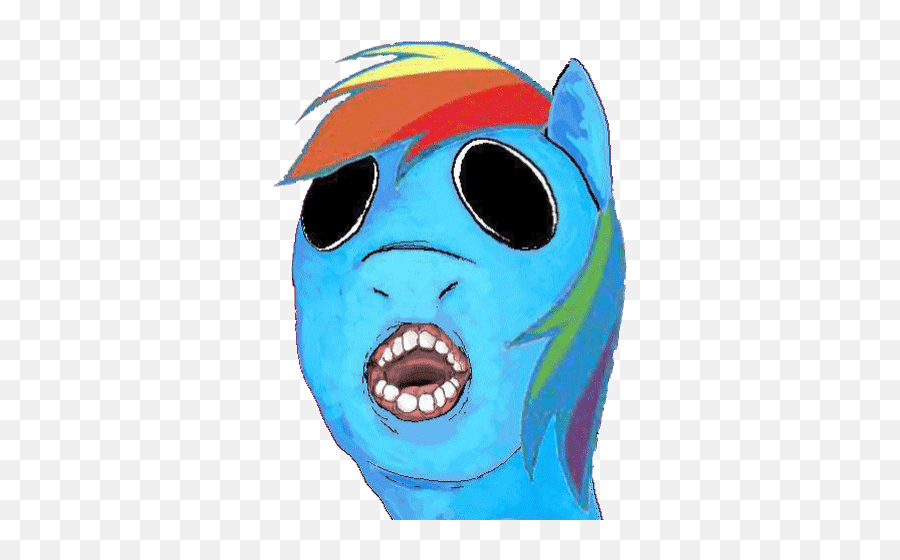 Top Real Life Reel Life Stickers For - Weird My Little Pony Emoji,Frat Boy Emoji