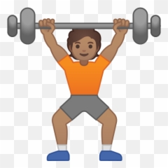 Medium Skin - Weight Lifting Emoji,Emojis To Lift Someone Up