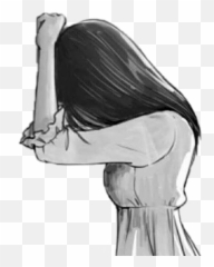 Crying Counts As Self - Sad Girls Crying Cartoon Emoji,Samantha Sang Emotion Artwork