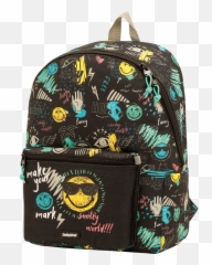 Pin En Mochilas Smiley World - For Teen Emoji,Emoticon Perdido Con Mochila