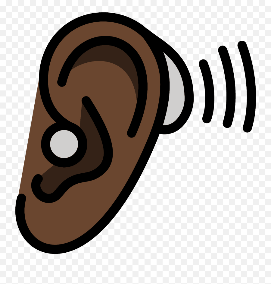 Ear With Hearing Aid Emoji Clipart,Dark Blue Emojis