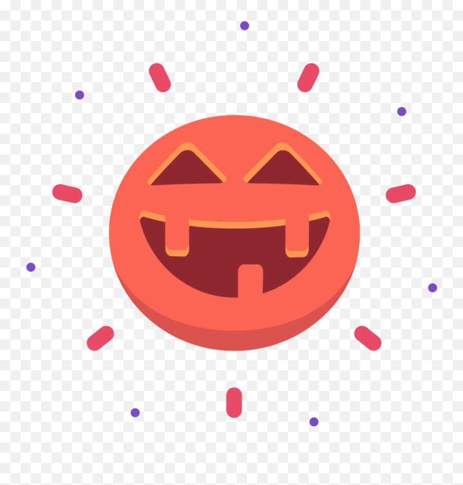Or Tweet - Dot Emoji,Pumpkin Emoticon Pixel