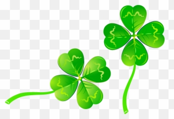 Transparent Shamrock Emoji - Luck Clover Png,4 Leaf Clover Emoticon