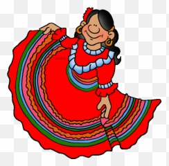 Dancer Clipart Hispanic Dancer Hispanic Transparent Free - Mexican Clipart Emoji,Flamenco Dancer Emoji
