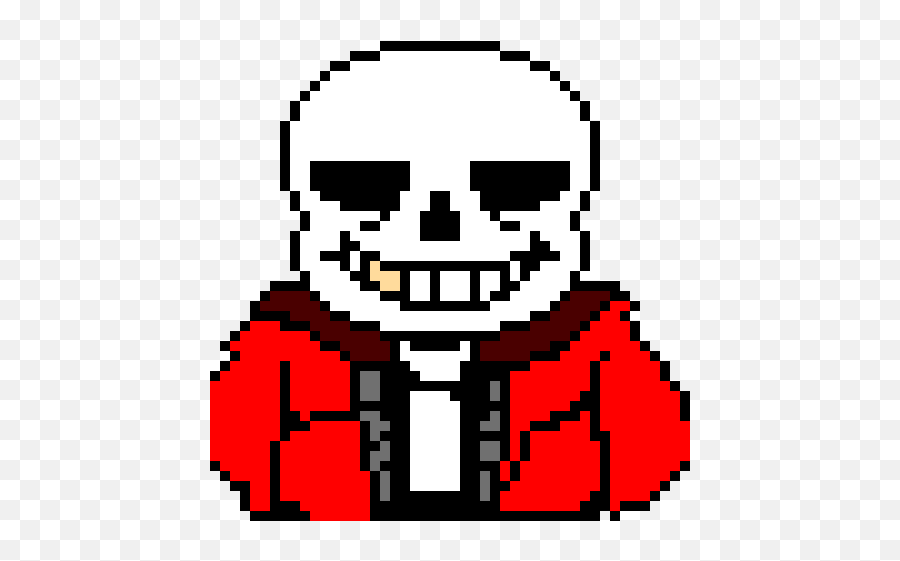 Pixel Art Gallery - Bad Time Sans Head Png Emoji,Alphys Emotions