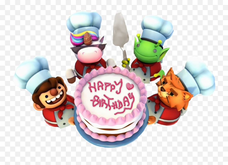 Celebrate Overcookedu0027s 5th Anniversary With Us Team17 - Overcooked Birthday Party Emoji,Birethday Emojis