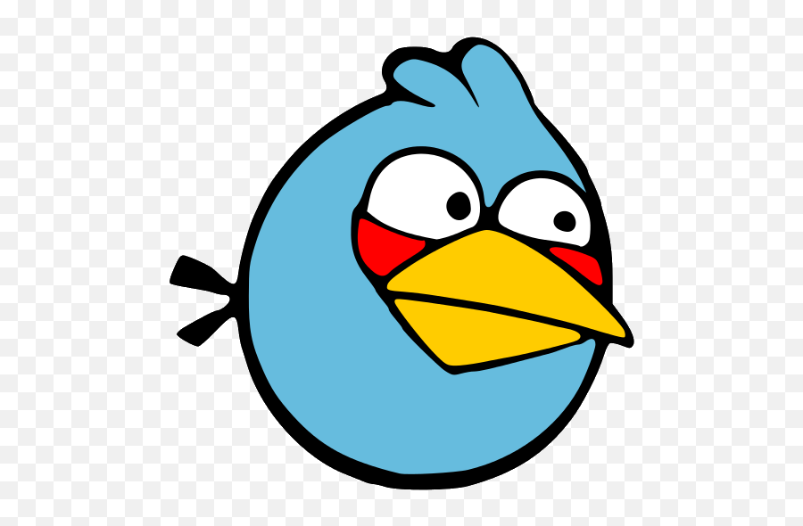 Angry Birds Toons Blue Bird N2 Free Image - Blue Bird From Angry Birds Emoji,Bird Emotions