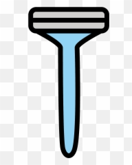 Razor Emoji Clipart - Emoji Shave,Broom Emoji