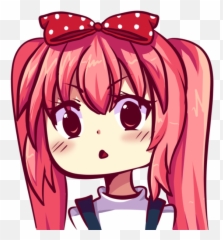 Colored Chibi Doodle Icon - Girly Emoji,Anime Thighs Emoticon