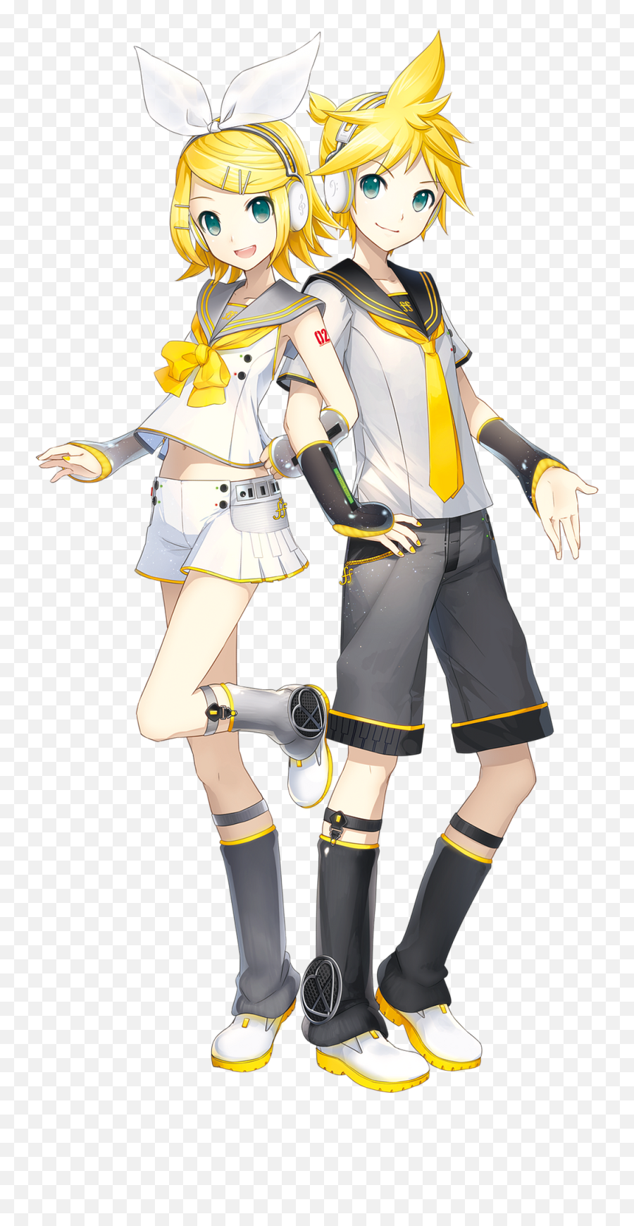 Rock Edition - Kagamine Rin And Len Emoji,