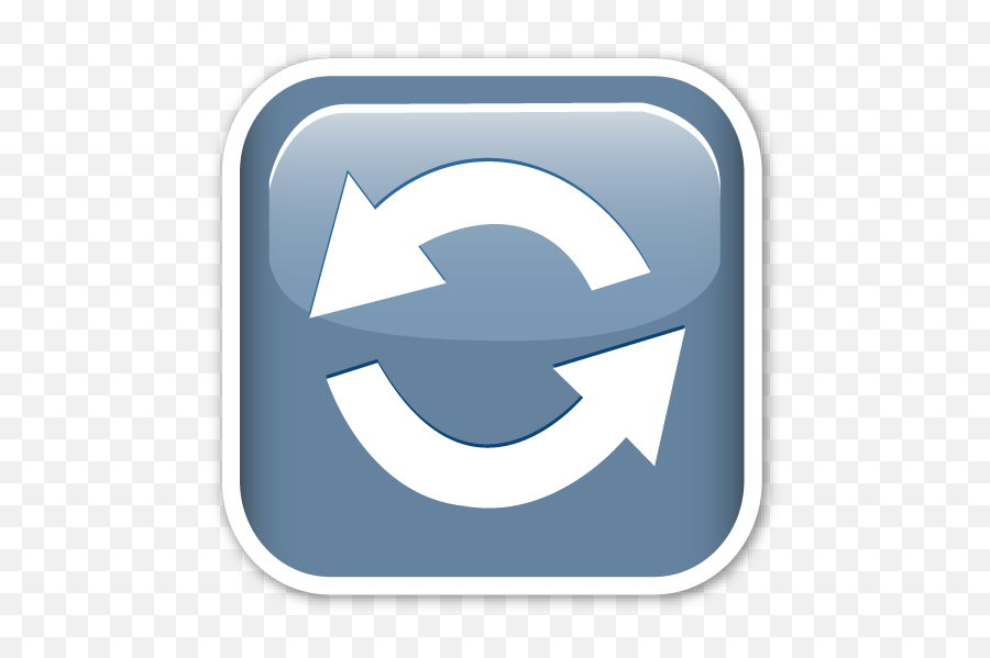 Emoji - Arrows Emoji Transparent,Blue Circle Emoji
