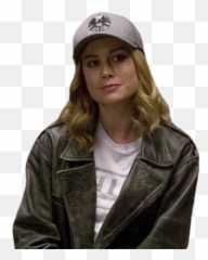 Brie Larson Sticker Pack - Brie Larson Captain Marvel Biker Outfit Emoji,Brie Larson Emotion