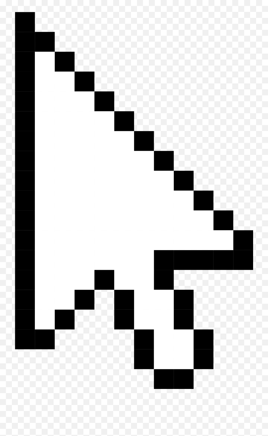 Computer Mouse Pointer Pixel Clip Art - Pixel Mouse Cursor Png Emoji,Emoji Cursor