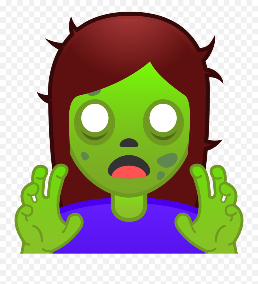 Zombie Clipart Transparent Background 6 - Clipart World Emoji,Hand Shrug Emoji