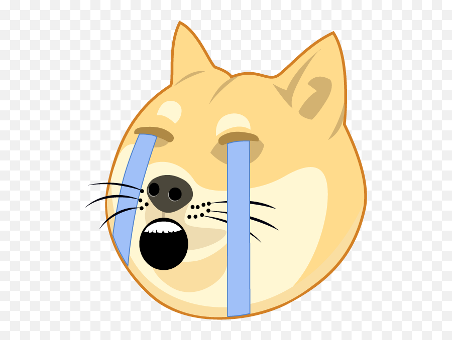 Sob Doge Is A Classic Emoji - Soft,Doge Emoji