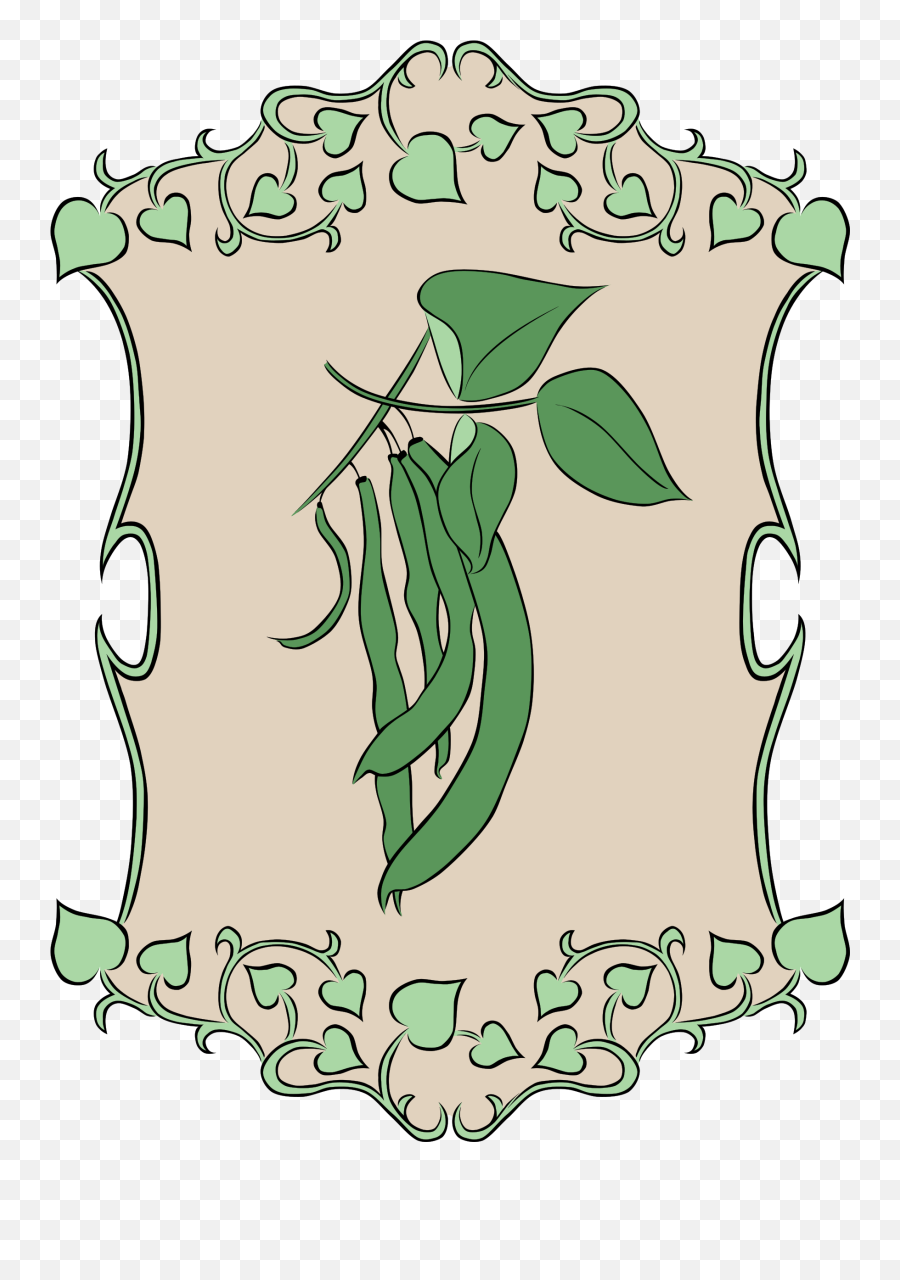 Plant Clipart String Bean Plant String Bean Transparent - Borders Clipart Garden Emoji,Green Bean Emoji