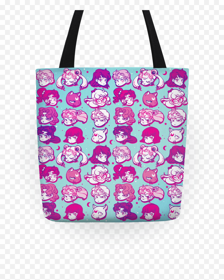 Sailor Moon Warriors Totes - Tote Bag Emoji,Sailor Moon Emoticons