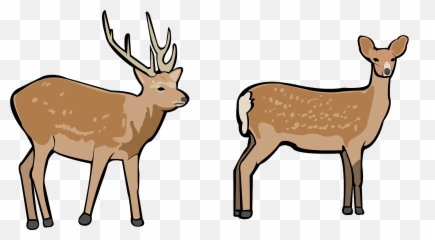 Deer - Clipart Doe Emoji,Antler Emoji