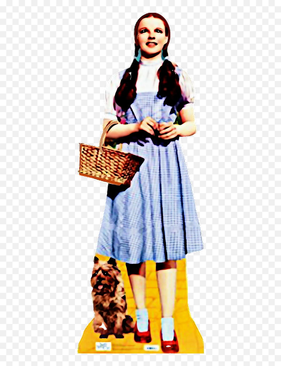 Oz Dorothy Toto Cardboard Sticker - Wizard Oz Dorothy Basket Emoji,Emoji Cardboard Cutouts