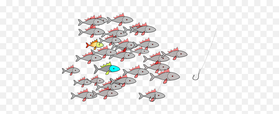 Fish Hook Search Download - Shoal Of Fish Clipart Emoji,Boy Fishing Pole Fish Emoji