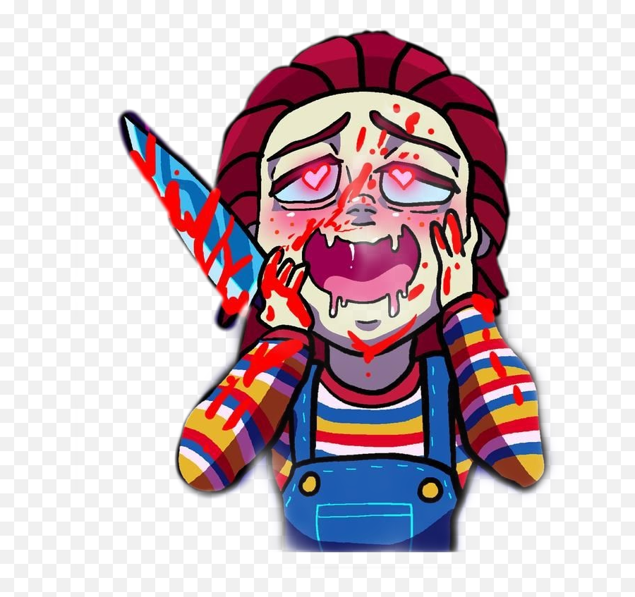 Chucky Sticker - Fictional Character Emoji,Chucky Emoji